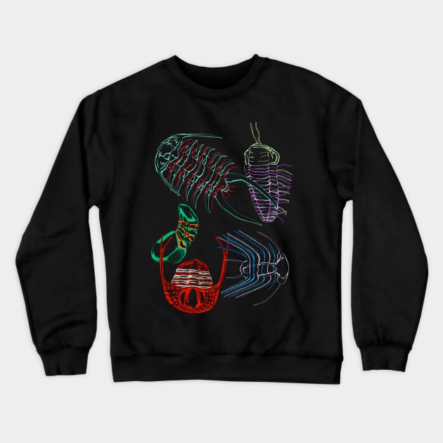 Ordovician Era Trilobites 2 Crewneck Sweatshirt by RaLiz